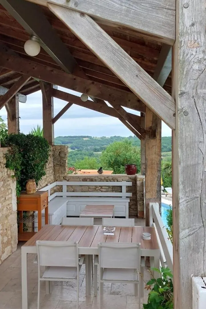 Semesterbostad Domaine De Larroucau Villa Jegun Frankrike